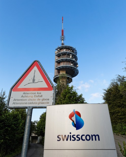 L'antenne du Gibloux à 1200 mètres d'altitude