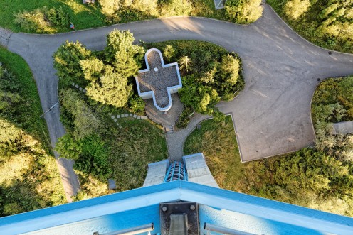 A la verticale de la tour du Gibloux